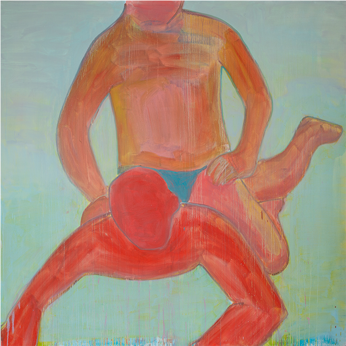 Robbie Handcock, Delicate Convict, 2016, Oil On Canvas - Oil Painting (1088x680), Png Download
