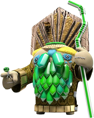 Papal Mache - Little Big Planet 3 Papal Mache (386x472), Png Download