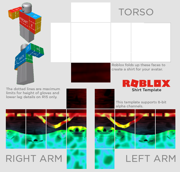 Roblox Clothing Template PNG