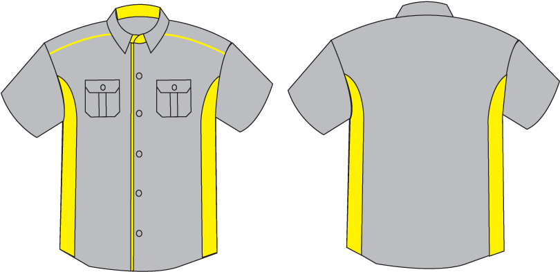 F1 Shirt △ - Corporate Shirt Template Png (815x431), Png Download