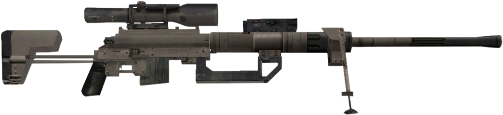 Intervention 3rd Person Mw2 - Intervention Sniper Rifle Png (1022x266), Png Download