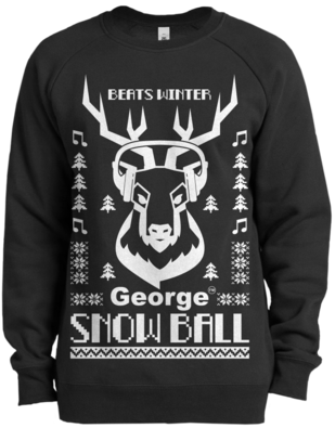 Snow Ball - Long-sleeved T-shirt (370x480), Png Download