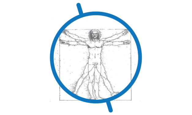 Learning Human - Leonardo Da Vinci (627x376), Png Download