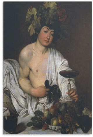Bacco Adolescente - Caravaggio - Caravaggio Bachus (480x480), Png Download