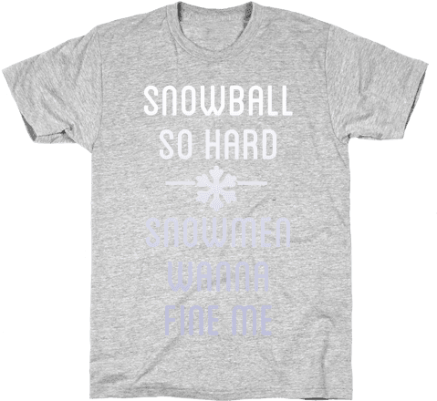 Snowball So Hard Mens T-shirt - Model United Nation Tshirts (484x484), Png Download