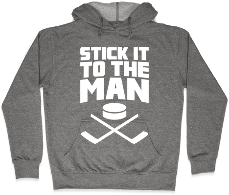Stick It To The Man Hooded Sweatshirt - Happy Halloweenie Hoodie: Funny Hoodie From Lookhuman. (484x484), Png Download