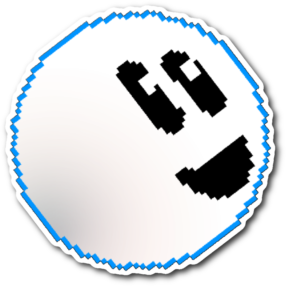 Snowball Sticker - Circle (1024x1024), Png Download