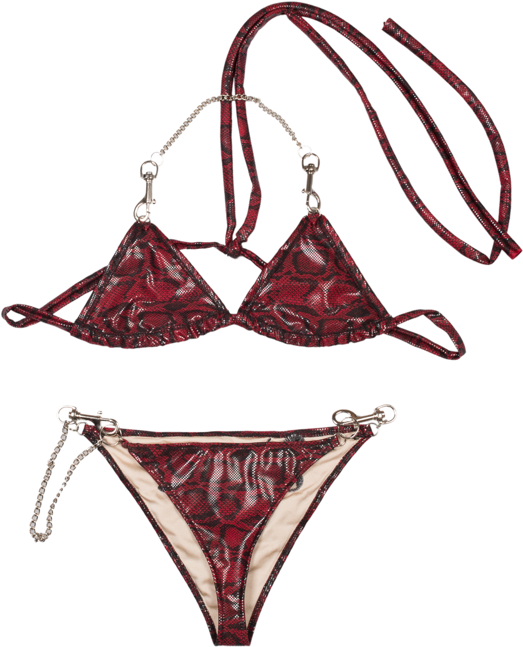 Snakeskin Industrial Bikini By Freak City - Sita Abellan (1500x1500), Png Download
