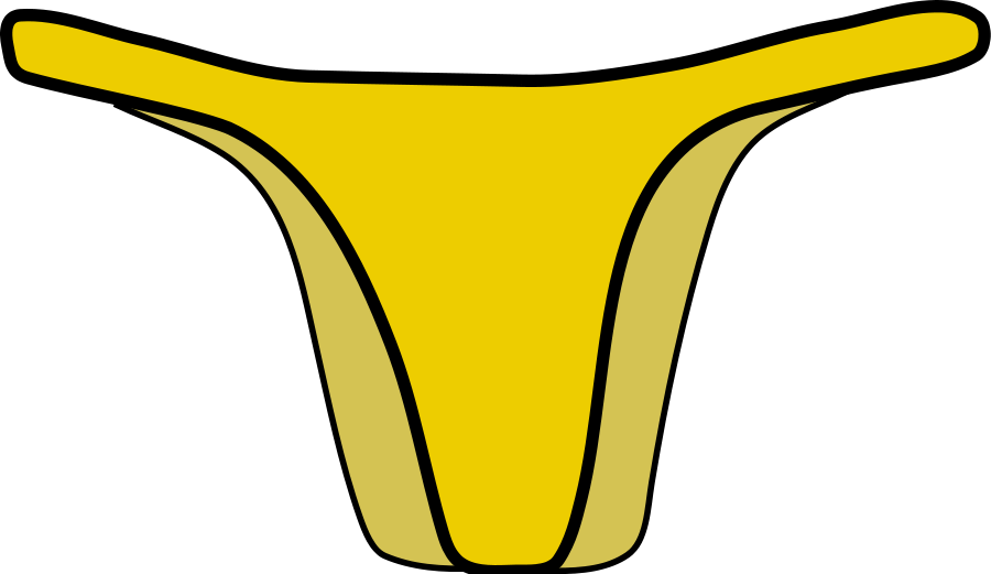 How To Set Use Yellow Bikini Clipart (900x521), Png Download
