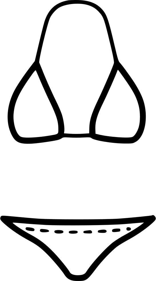 Bikini Comments - Portable Network Graphics (546x980), Png Download