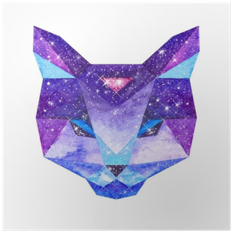 Watercolor Cosmic Animals - Art Print: Librebird's Watercolor Cosmic Animals. Hand (400x400), Png Download