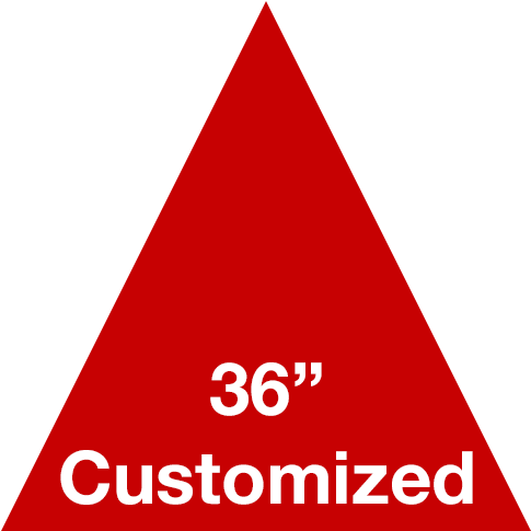Red Triangle Custom Warehouse Floor Tape Marking - Wells Fargo Customer Service (700x500), Png Download