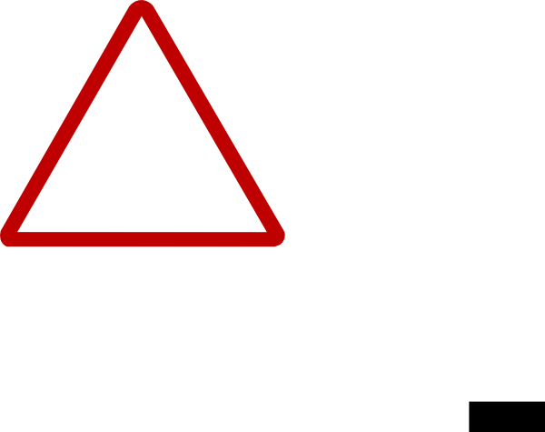 Thin Red Warning Sign Clip Art - Gambar2 Warning Bergerak (600x475), Png Download