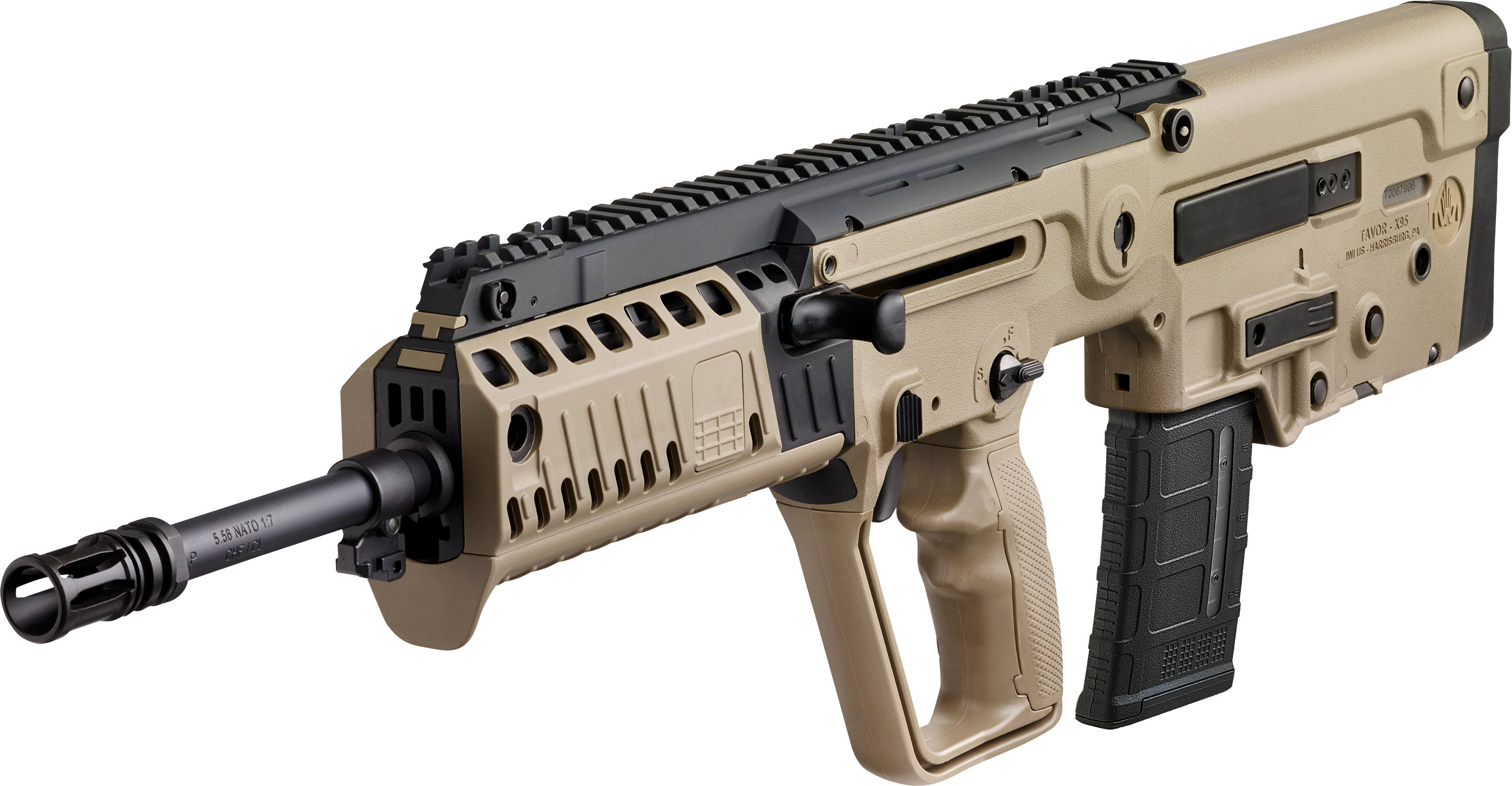 Our Variant Was Modified From The Idf's To Comply With - Tavor X95 (3294x1713), Png Download