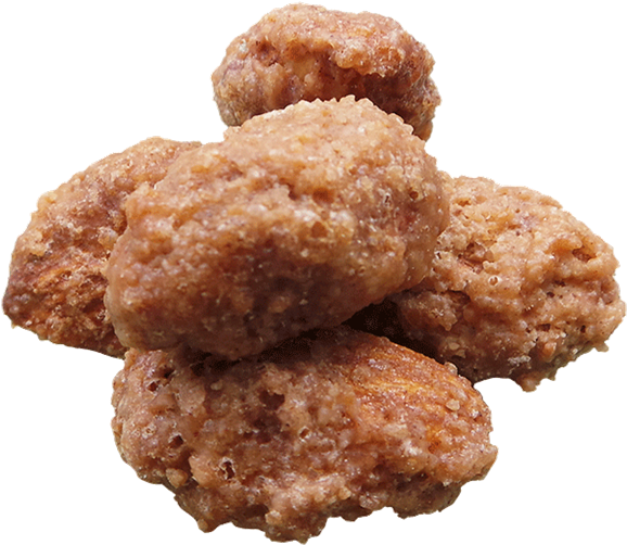 German Style Cinnamon Roasted Nuts - Crispy Fried Chicken (600x528), Png Download