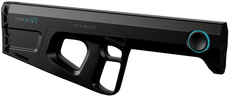 The Gun You Always Wanted To Have When Holding Your - Strikervr (886x513), Png Download