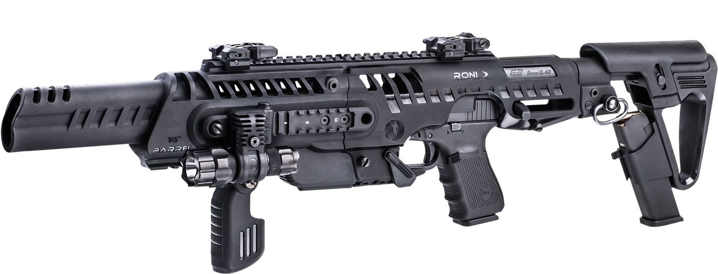 Vector Gun Price - Roni Glock Civilian (1518x609), Png Download