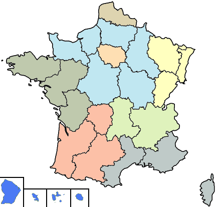 France Nuts 1 - Different Areas In France (431x413), Png Download
