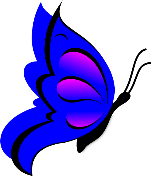 Shadow Clip Art At Clker Com Vector - Clipart Royal Blue Vintage (534x600), Png Download