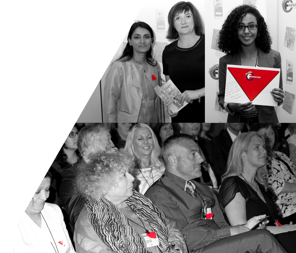 Red Triangle Fights Against Fgm - Fun (1024x876), Png Download