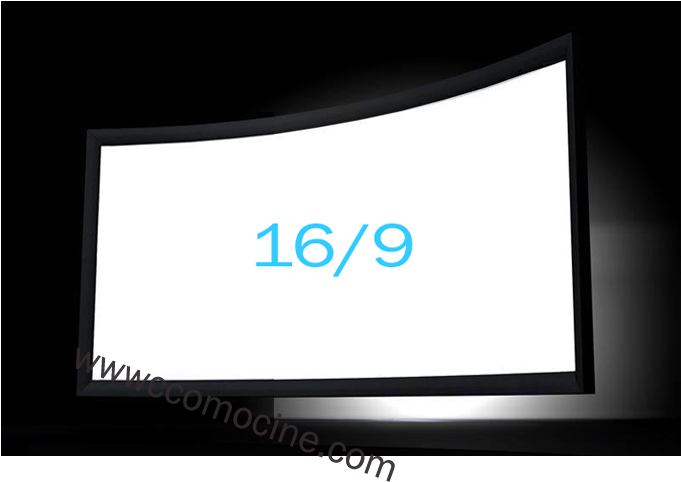 Screen 16/9 Curved - Flat Panel Display (680x800), Png Download
