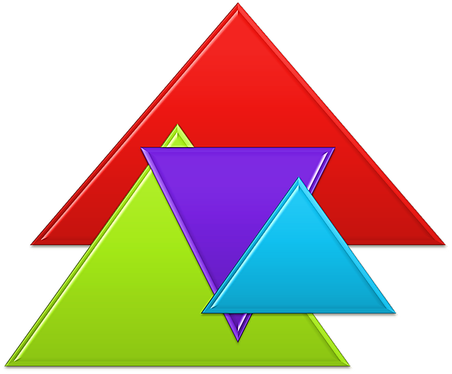 Triangle, Colorful, Png, Color, Pattern, Abstract - Frankfurt Am Main (640x529), Png Download