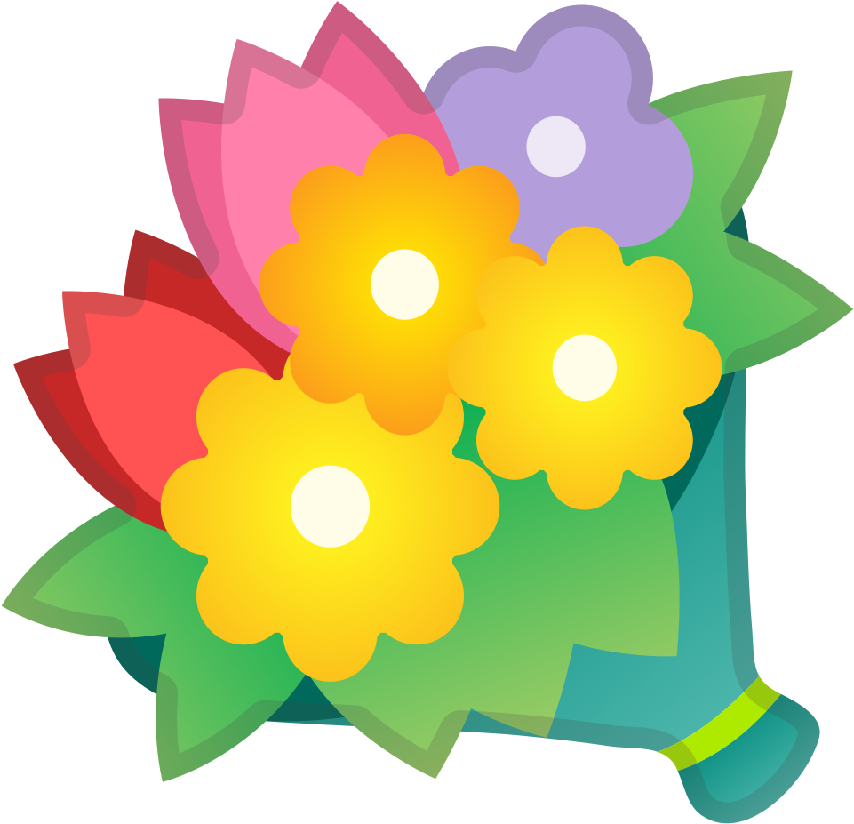 Bouquet Icon - Emoji Ramo De Flores (1024x1024), Png Download