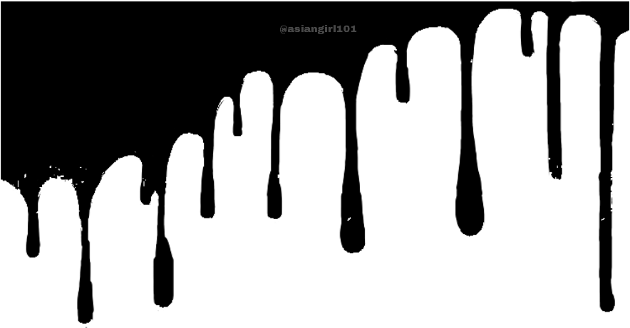 Paint Dripping Silhouette Ftestickers - Dripping Paint For Picsart (1024x1024), Png Download