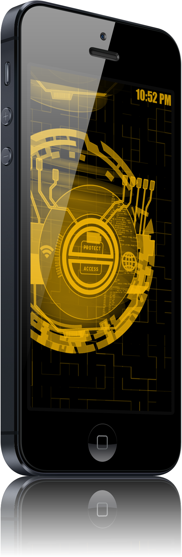 Ghost In The Shell - Apple Iphone 5 - Black & Slate (680x1880), Png Download