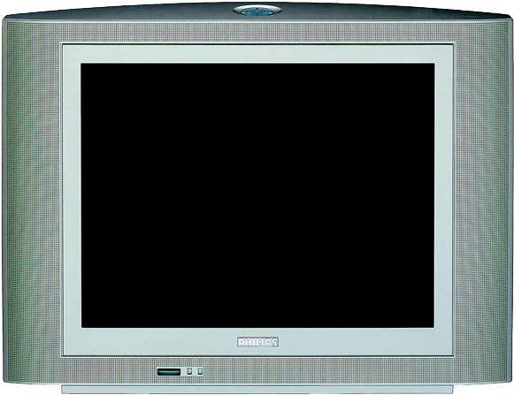 A Philips Tv With A - Television (632x477), Png Download