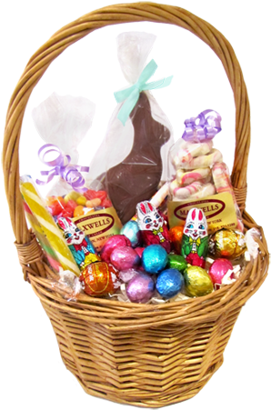 I Just Realized I Got Absolutely No Easter Candy This - Transparent Easter Eggs Basket Png (350x500), Png Download