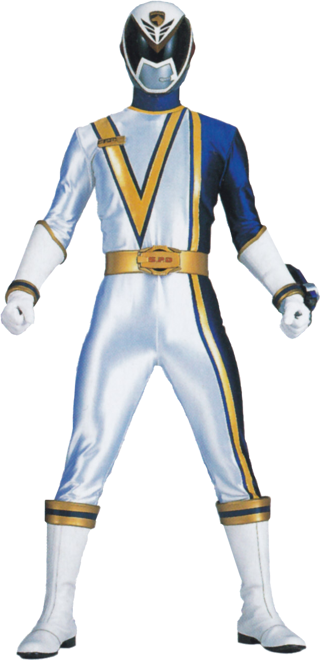 Prspd-omega - Power Rangers Spd White Ranger (656x1308), Png Download
