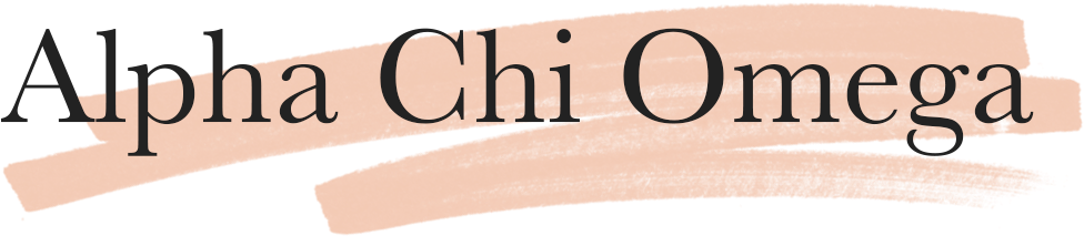 Alpha Chi Omega (975x260), Png Download