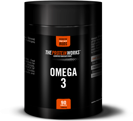 Omega - Protein Works Omega 3 (500x500), Png Download