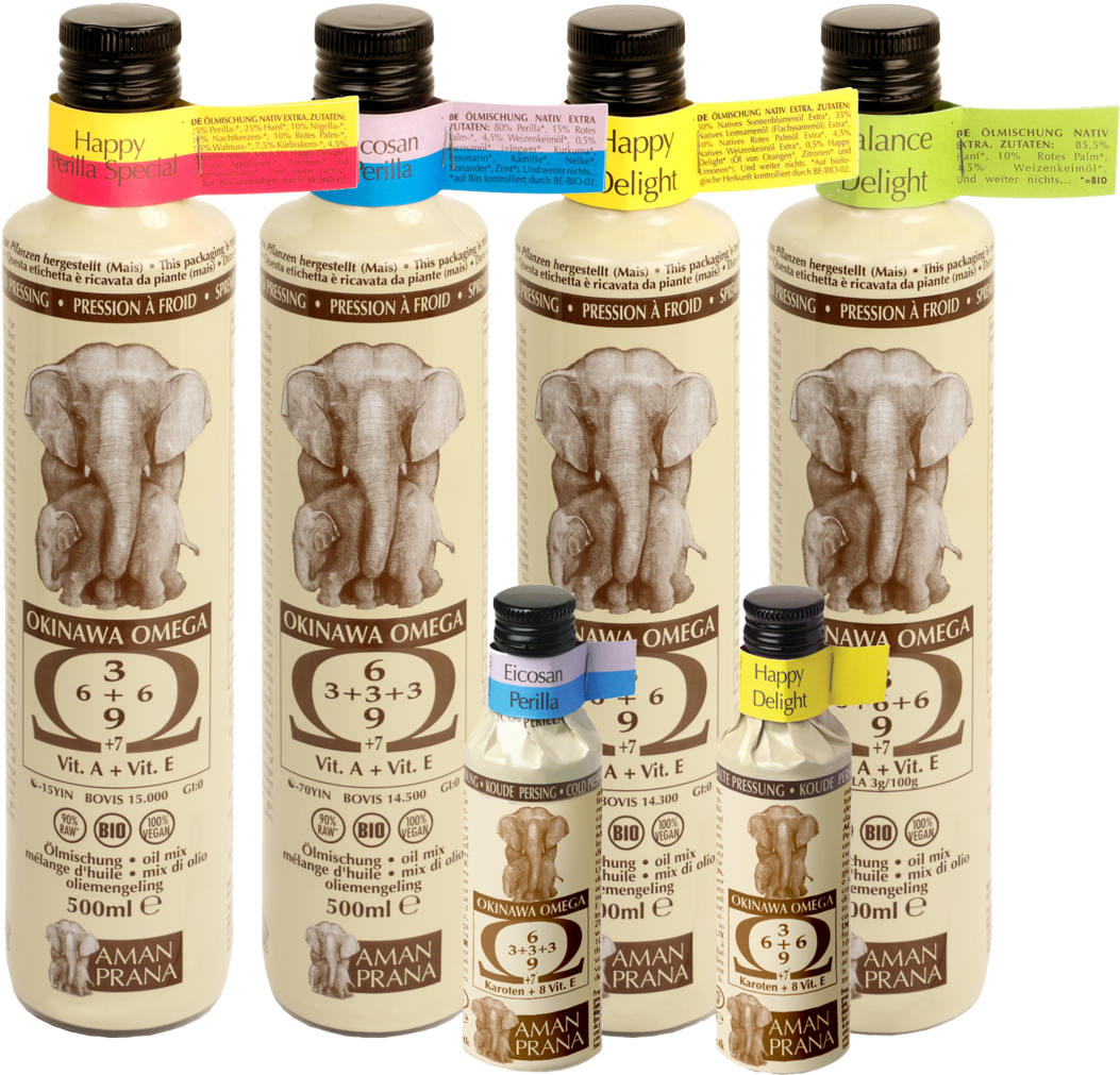 Download Okinawa Omega - Amanprana Okinawa Omega Happy Delight, 100ml (1059x1080), Png Download