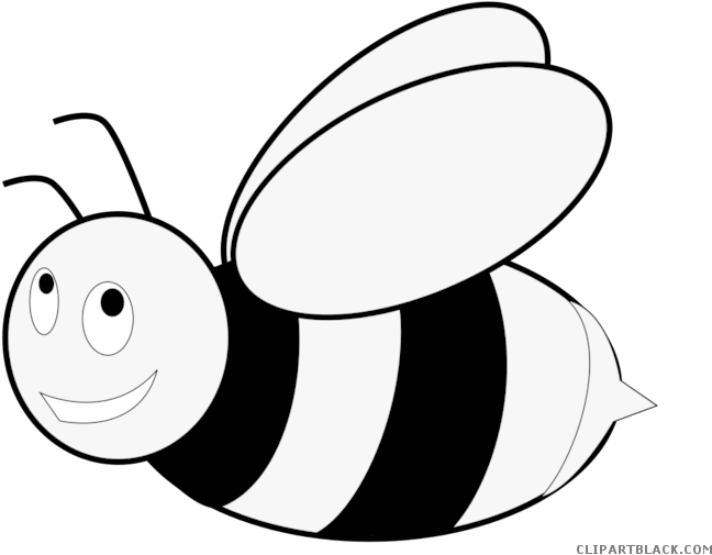 Honey Bee Clipart - Coloring Page Of Bees (700x525), Png Download