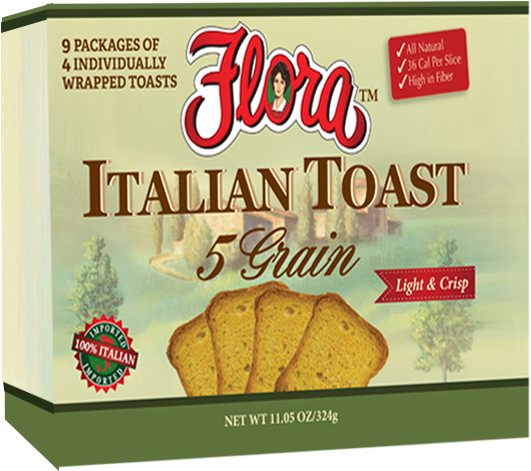 Italian Hard Toast 5grain - Melba Toast (600x600), Png Download