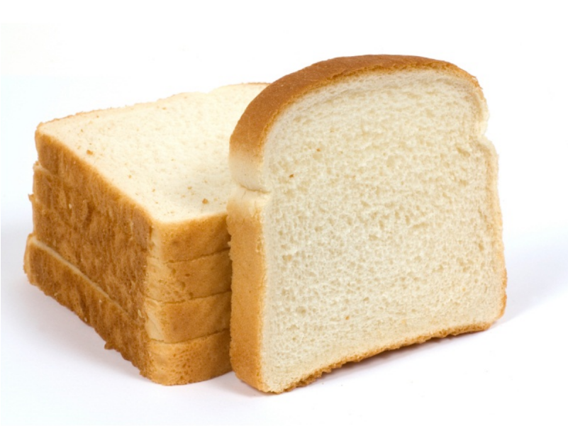 Bread Toast White - Bread (800x800), Png Download