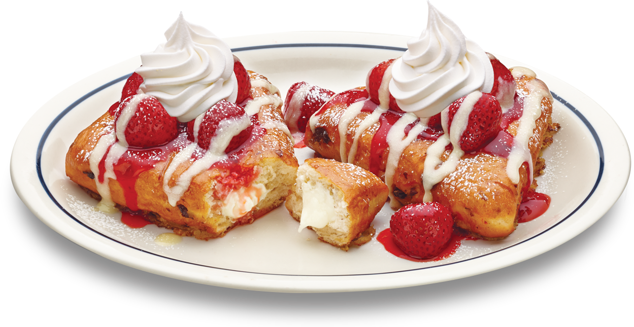 Curbside2go - Ihop Filled French Toast (1415x644), Png Download