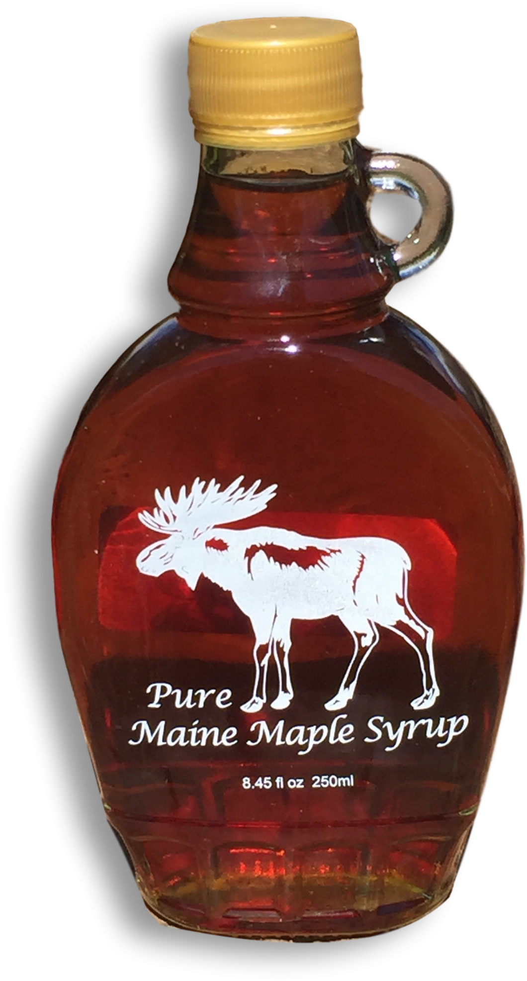 Ben's Sugar Shack Maple Syrup In Moose Basque Glass (1774x2364), Png Download