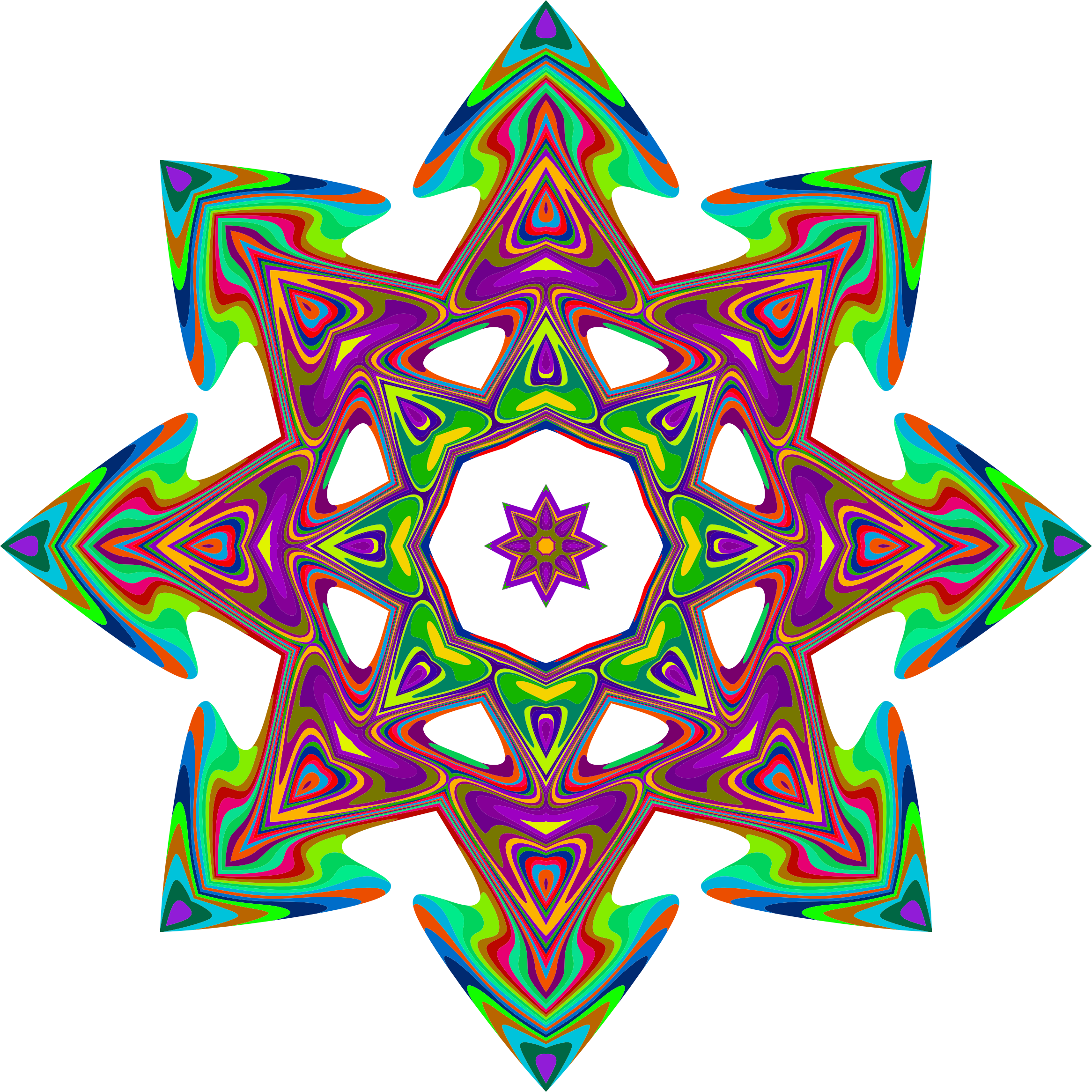 This Free Icons Png Design Of Psychedelic Geometric (2332x2332), Png Download