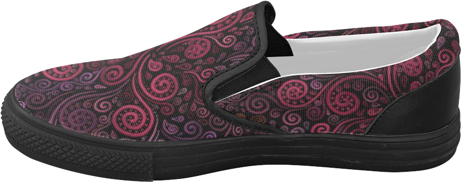 Psychedelic 3d Rose Women - Slip-on Shoe (1000x1000), Png Download