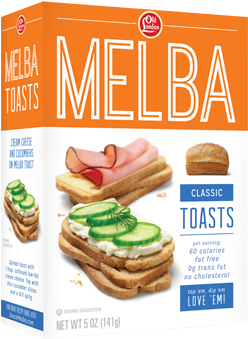 Old London® Classic Melba Toast - Old London Melba Toast (400x400), Png Download