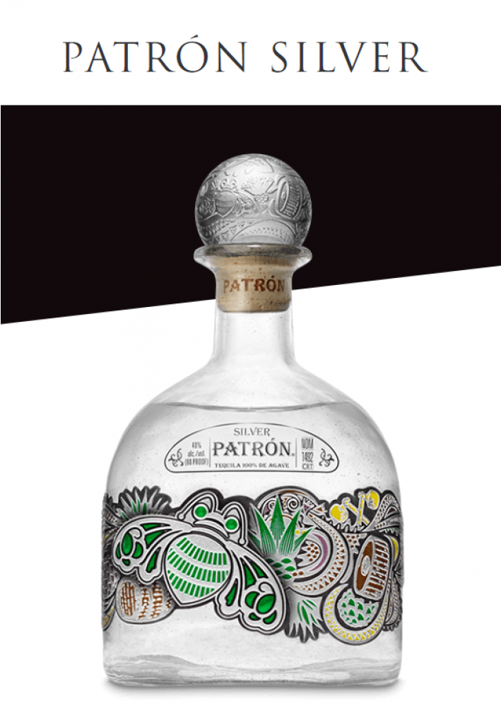 Patron Silver Tequila Limited Edition 1l - Patron Silver Limited Edition 2018 (1000x1000), Png Download