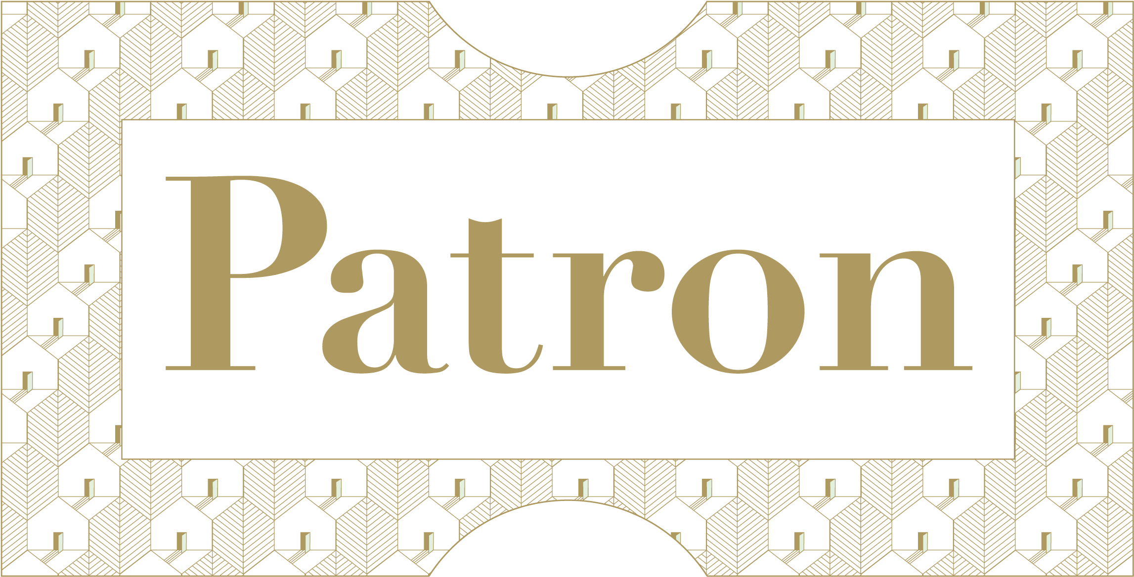 Patron Supporter Ticket (2346x1218), Png Download