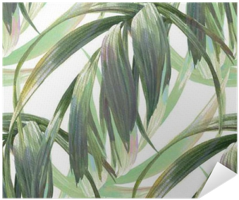 Watercolor Illustration Of Leaf, Seamless Pattern On - Sabal Palmetto (400x400), Png Download