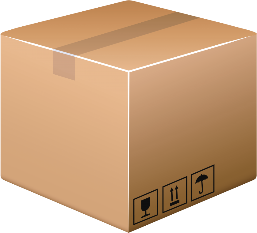 Free Png Cardboard Box Image Png Images Transparent - Card Board Box Transparent (850x772), Png Download