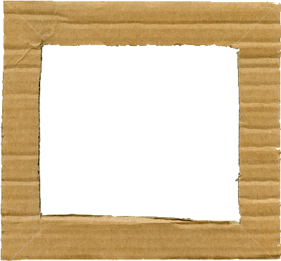 Cardboard - Picture Frame (412x386), Png Download