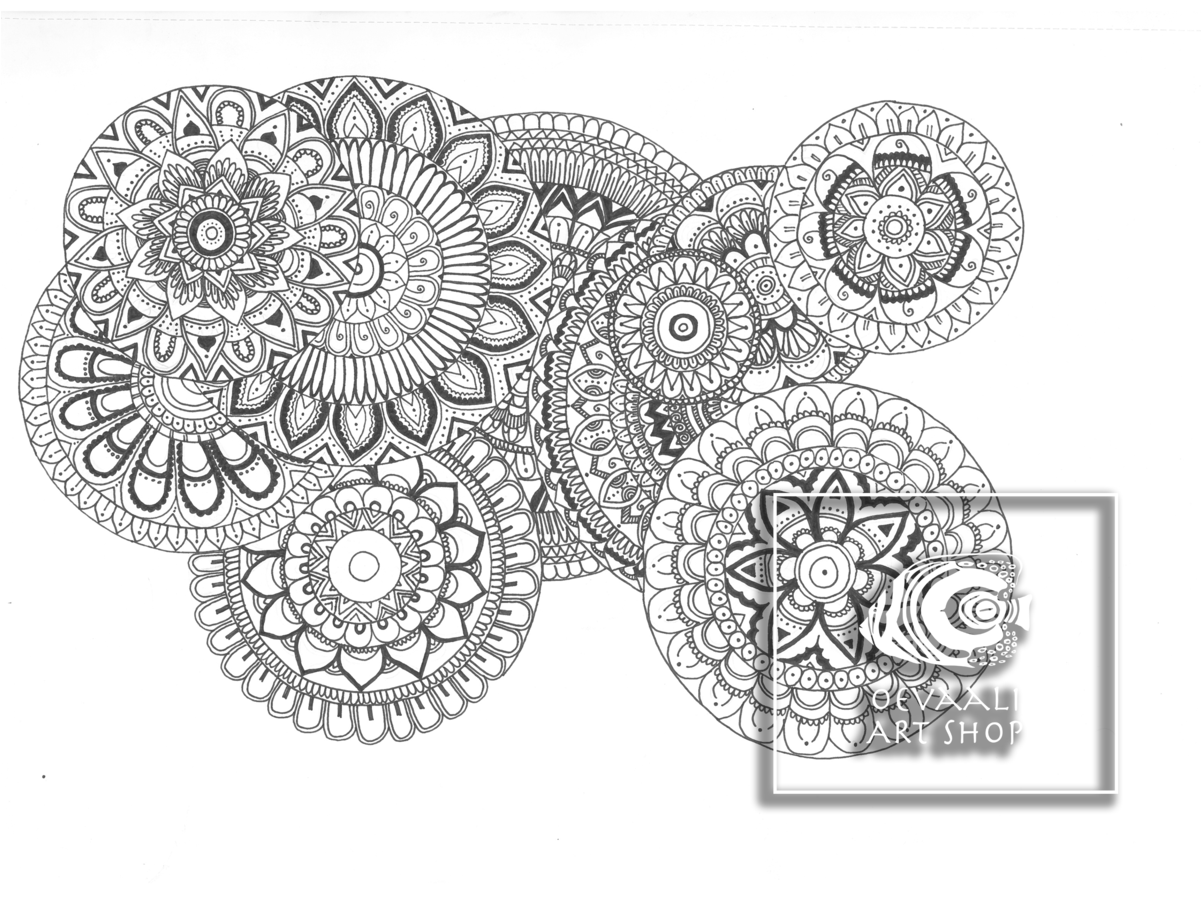 Mandala Art - Art (1200x1200), Png Download