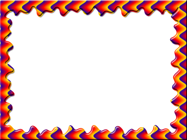 Clip Art - Psychedelic Frame Png (640x480), Png Download